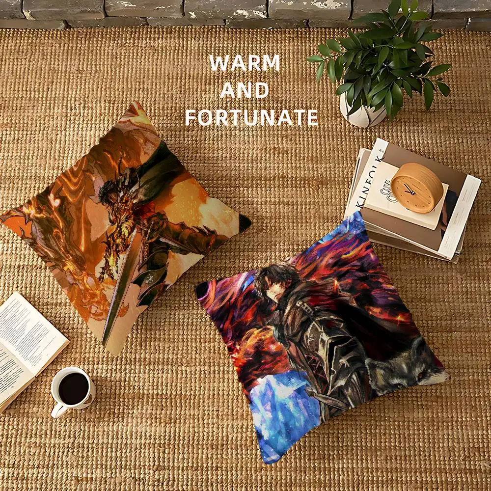 Final Fantasy Pillow Anime Pillow Sofa Bed Head Pillow Cover Cushion Cover 45x45 cm Fashion