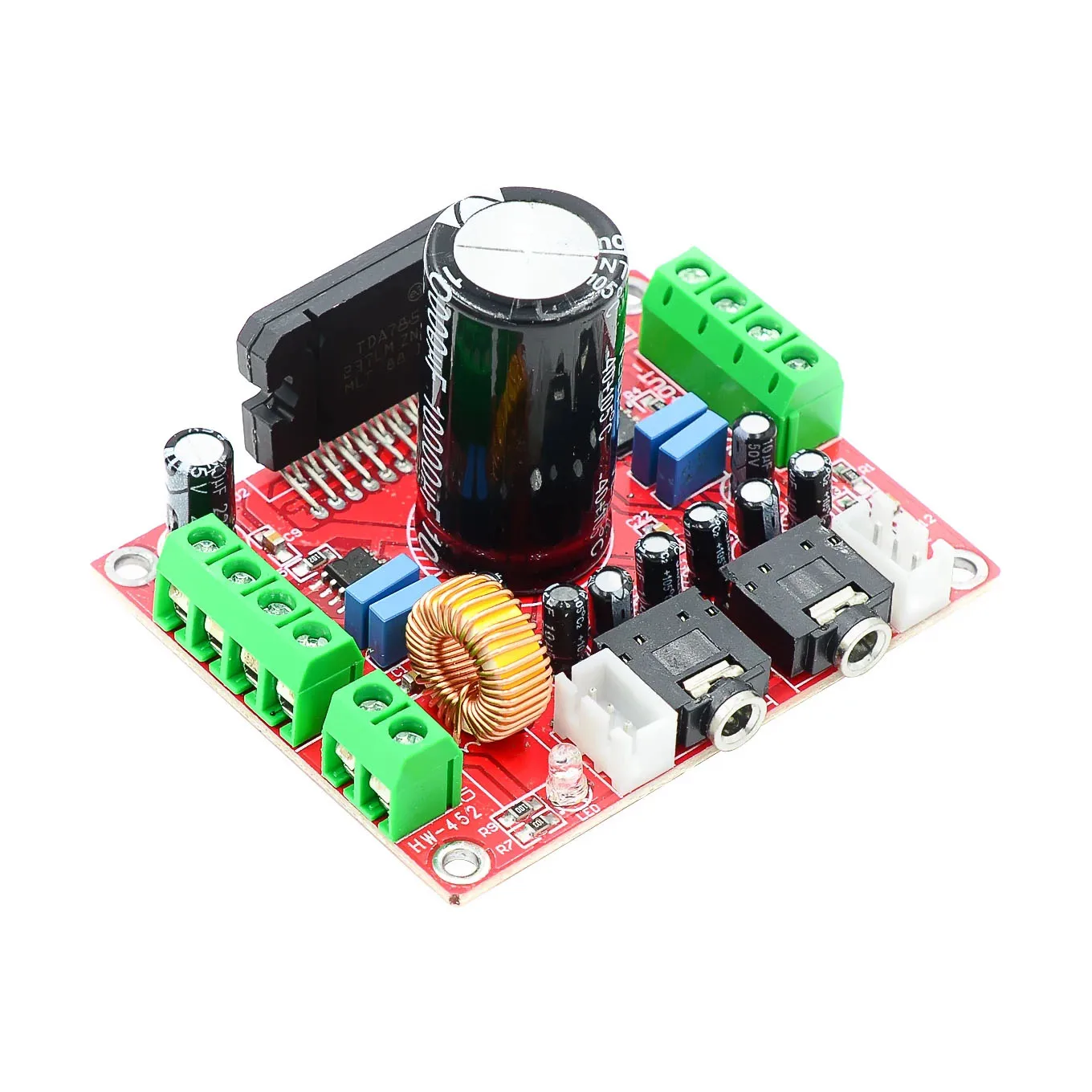 TDA7850 4*50W Car Audio Power Amplifier AMP Board BA3121 Noise Reduction Module XH-M150 DC 12V 4X50W 4X50