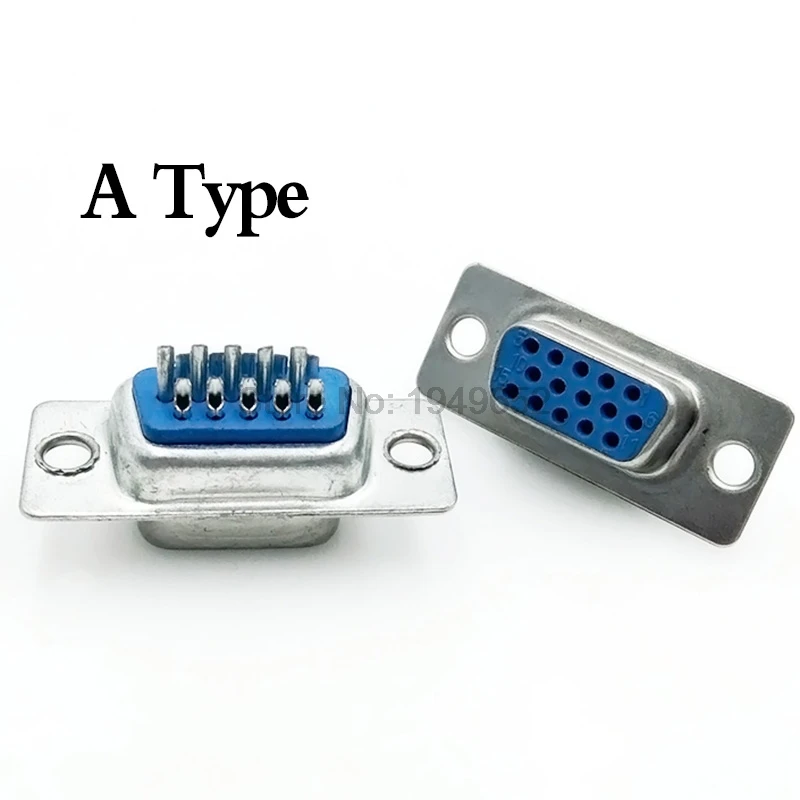 20PCS DB9 connector core VGA Pl9pin port socket female Male D type adapter D SUB DB15