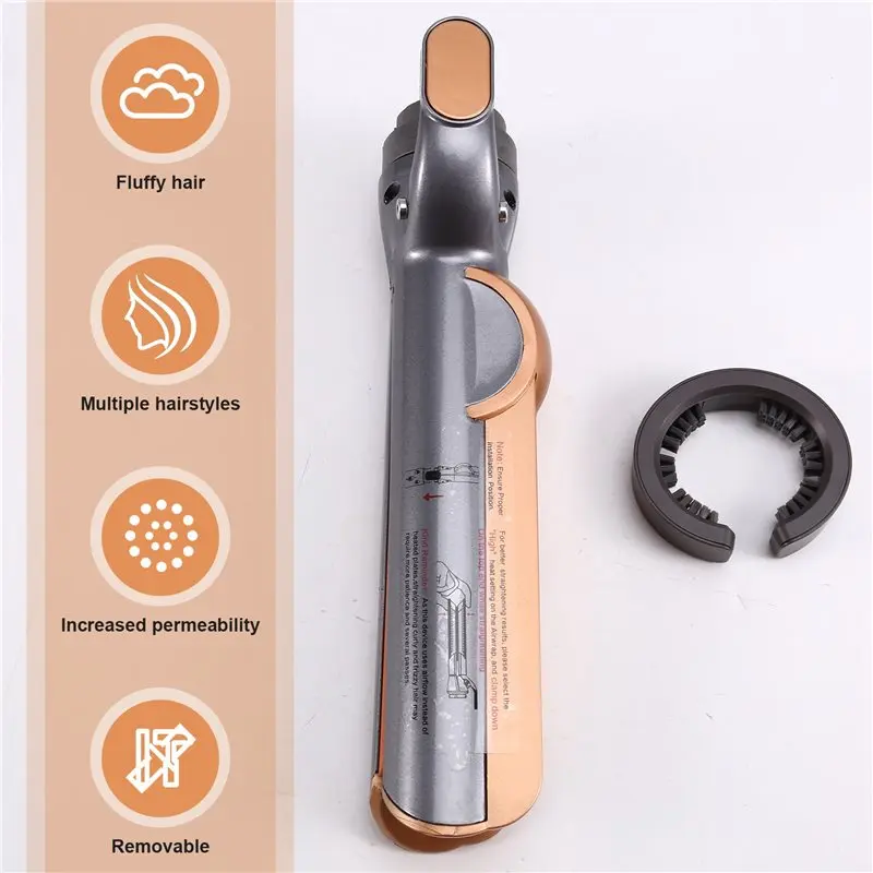 ABBK-For Shark Flexstyle مرفق تدفق الهواء لوحة فوهة لفرد الشعر لتصفيف الشعر الناعم مع تنظيف الفلتر Bru