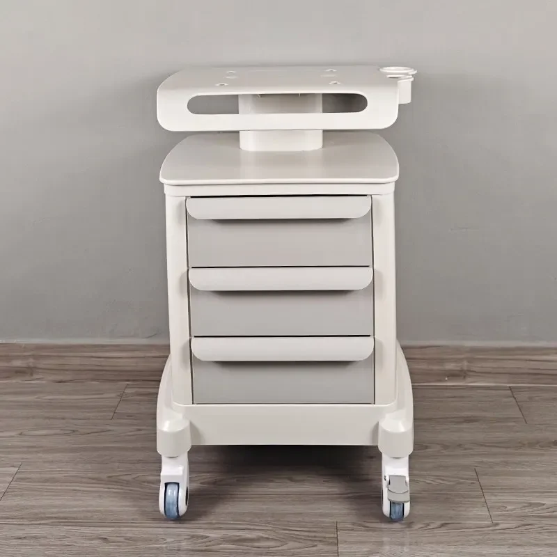 Desktop Salon Dedicated Cart Storage Rack Three Layer Drawer Hair Salon Storage Cart