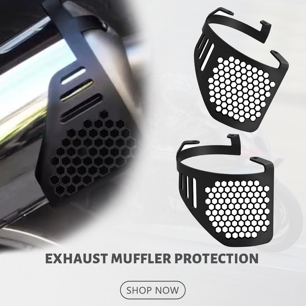 

Motorcycle Accessories Exhaust Muffler Protection Cover For BMW R1200GS R1200 GS R 1200GS ADVENTURE ADV 2005-2013 2012 2011 2010