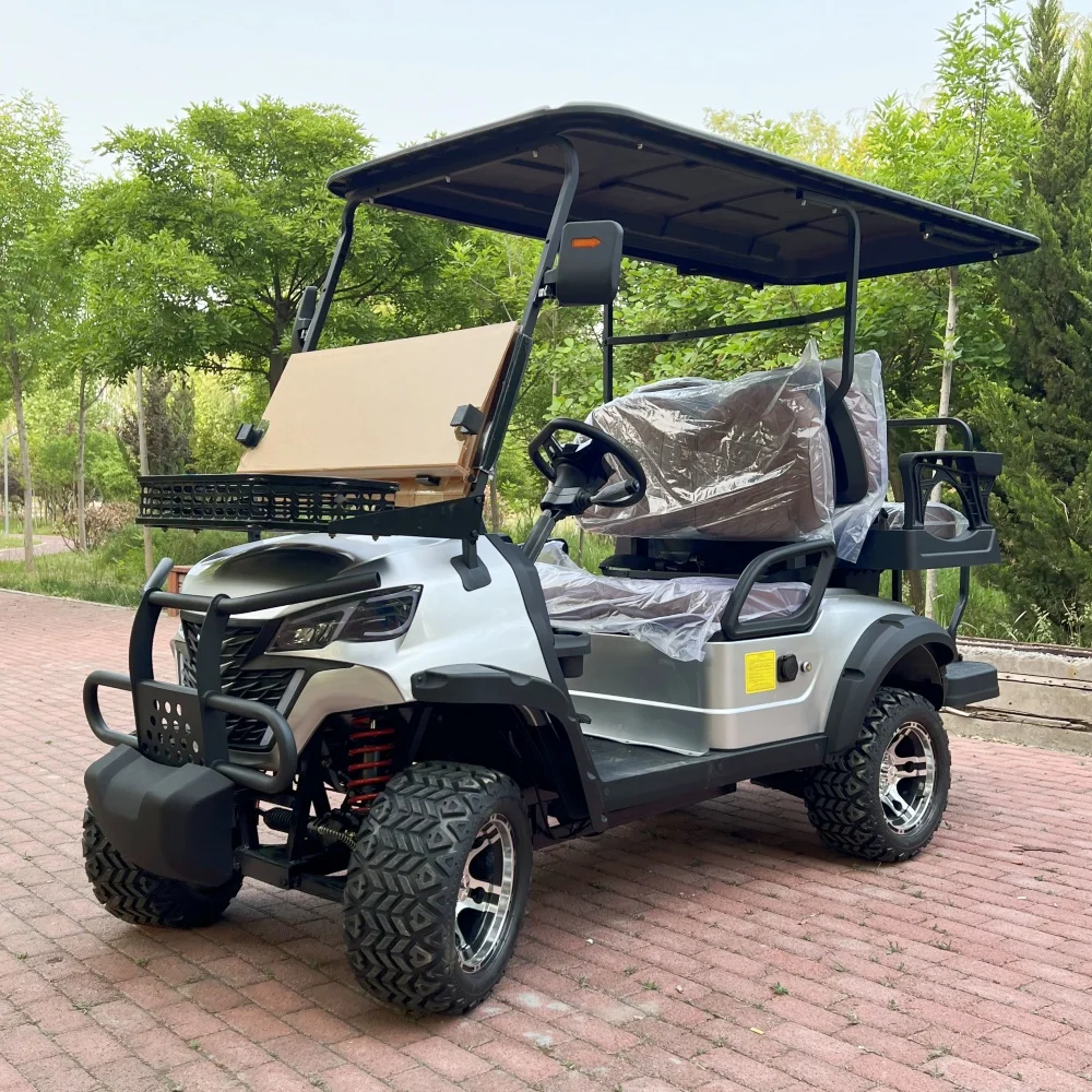 

48V 60V 72V Lithium Battery Powered 4 Passenger Customized Electric 4 Seater Golf Cart Cheap Electric Club Car Buggy 6 Seat