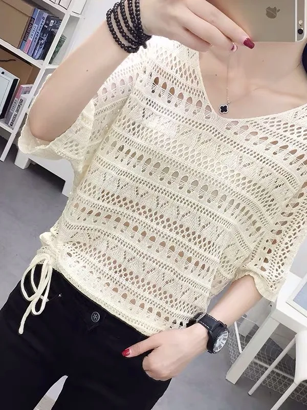 

Модный вязаный свитер V-Ne Bright Tead с вырезом, тонкий дизайн, женский модный топ на шнурке «летучая мышь»