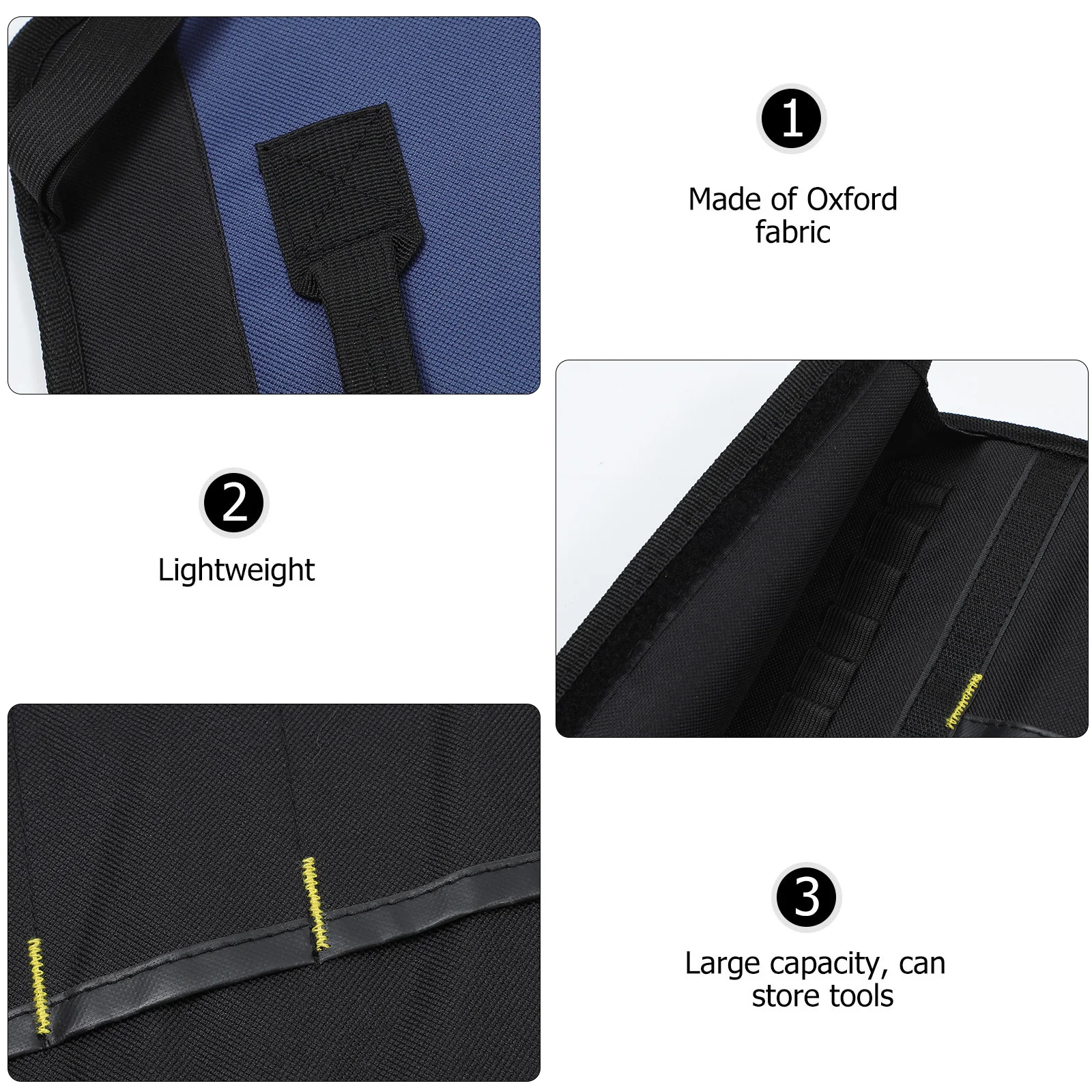 

22 Slots Knife Bag Cutlery Organizer Portable Roll Bag Roll Case for Home Hotel Restaurant Bar Kitchen Storage