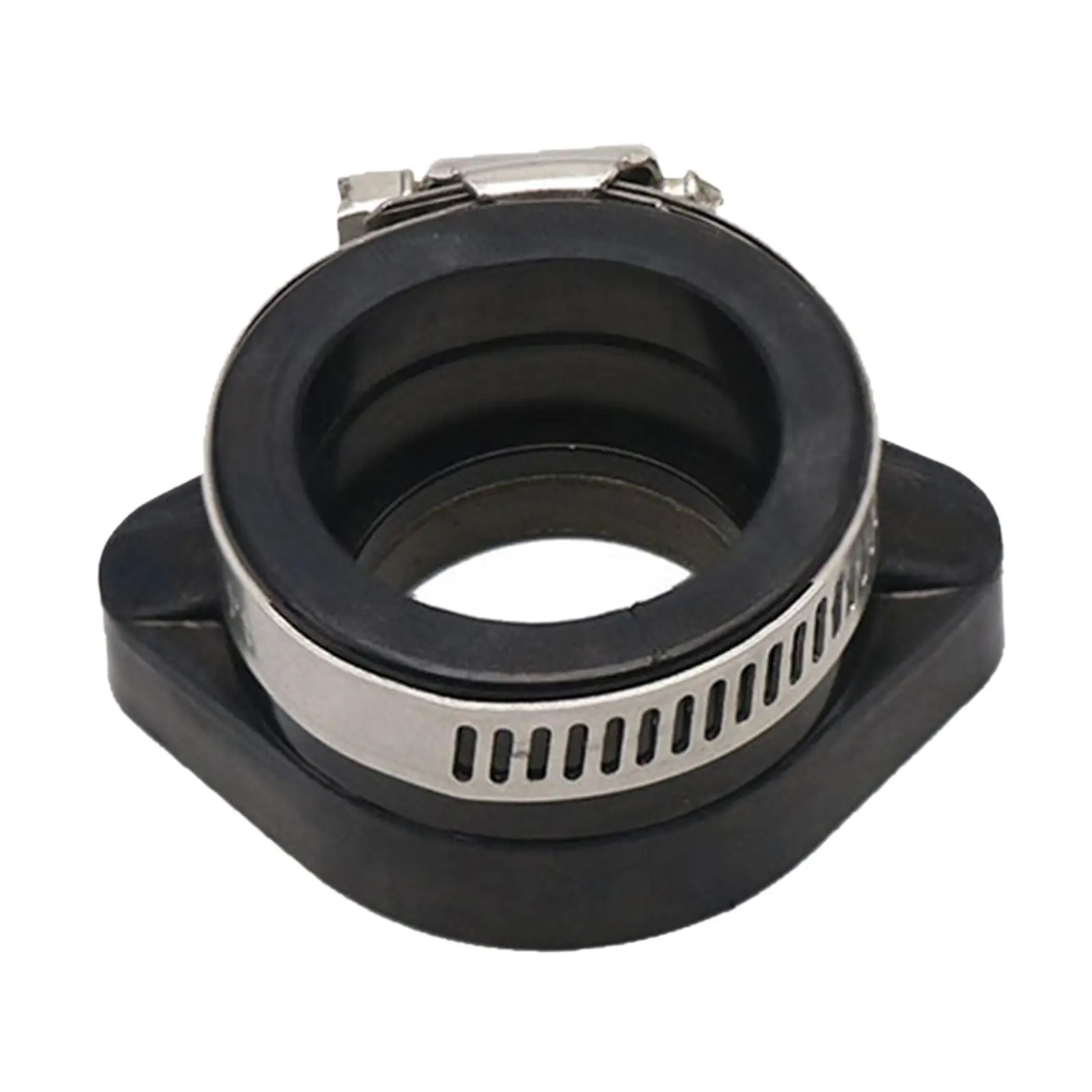 Motorcycle Carburetor Adapter 48mm Rubber with Clamp Black Inlet Intake Pipe Carburetor Manifold Dirt Bike for Vm 22 24