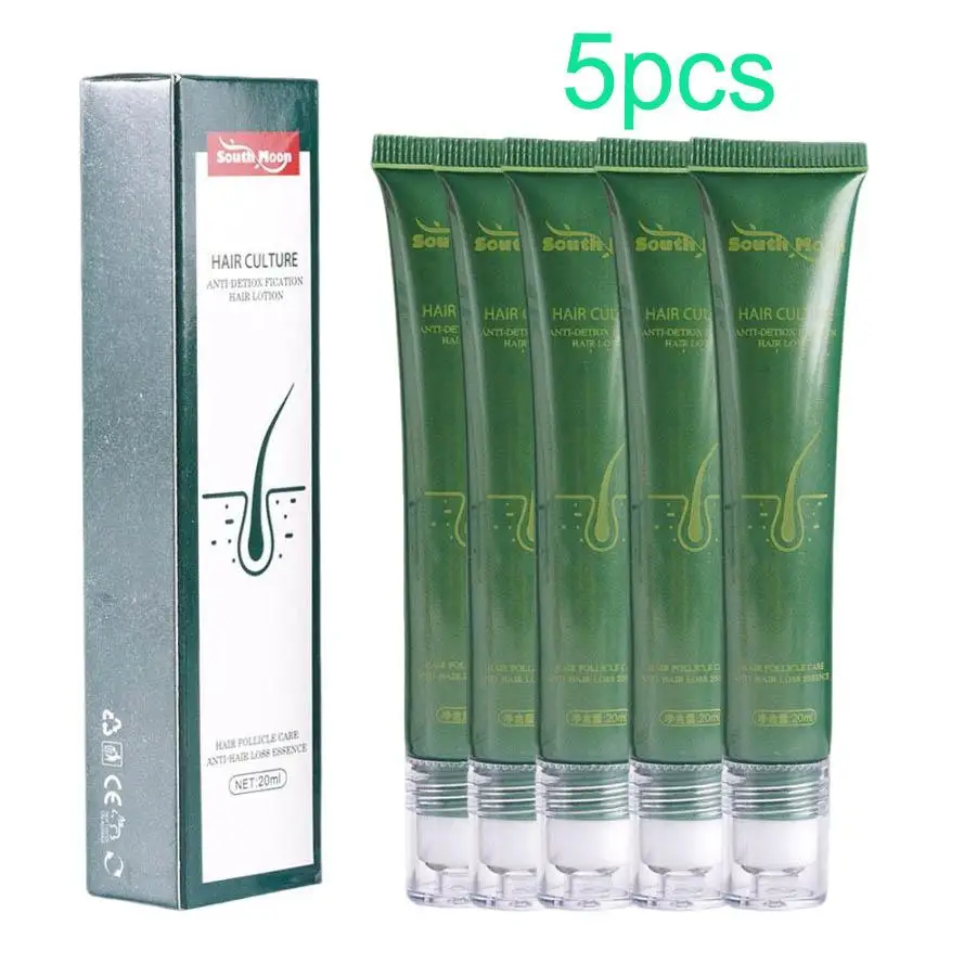 

5pcs Hair Care Products Nourishing Serum Anti-Hair Loss Fast Regrowth, Smooth, Soft, Healthy Hair Essence Newly Formulated