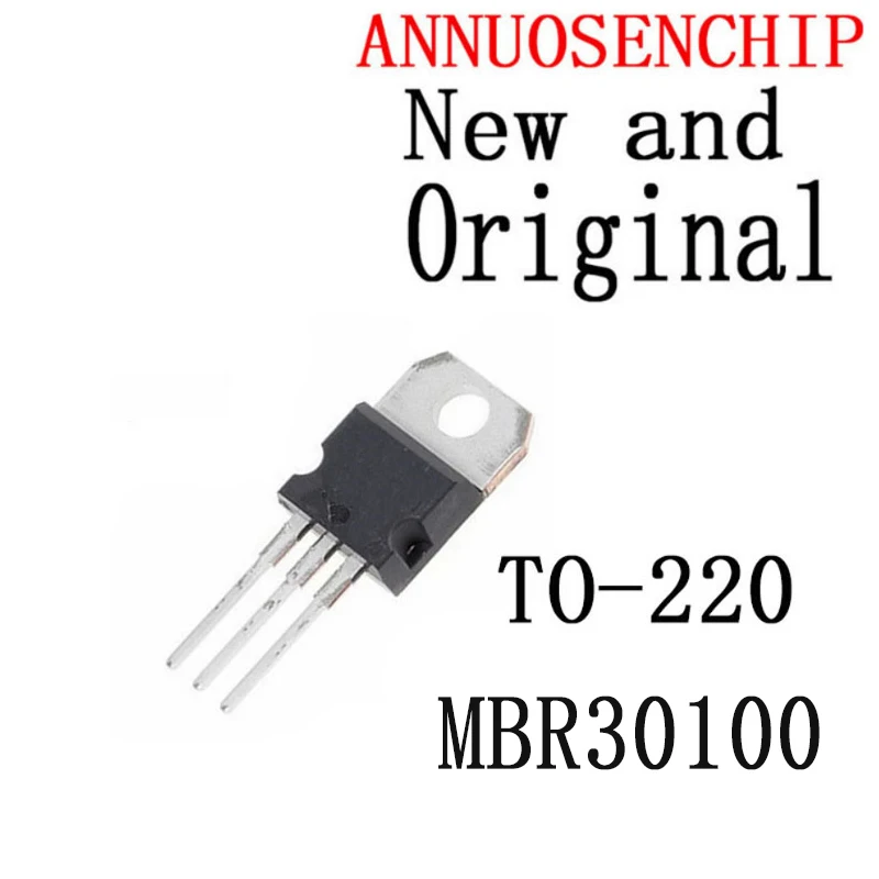 10PCS New And Original TO220 MBR30100CT TO-220 MBRF30100CT MBRF30100 B30100G MBR30100