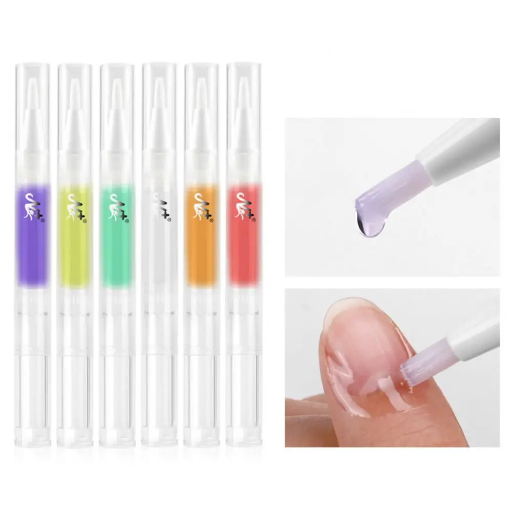 Frucht geschmack Nagel haut Stift Pinsel tragbare feuchtigkeit spendende 2ml Nagel Revit alizer Blumen duft Nagel haut Behandlungen