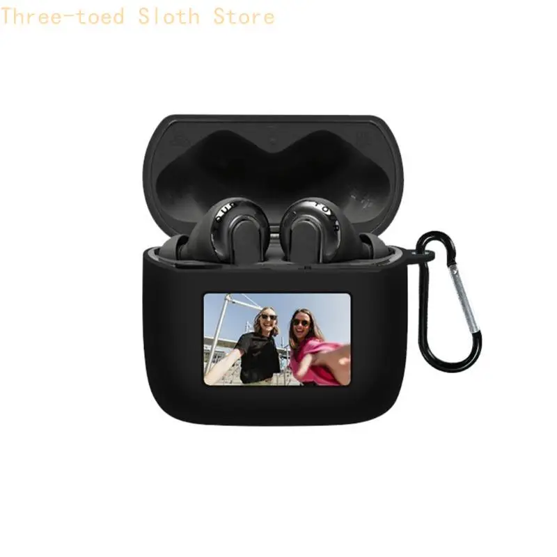 EARBUD 보호 케이스 실리콘 PRO3 이어 버드를위한 후크가있는 방지 커버 E74A