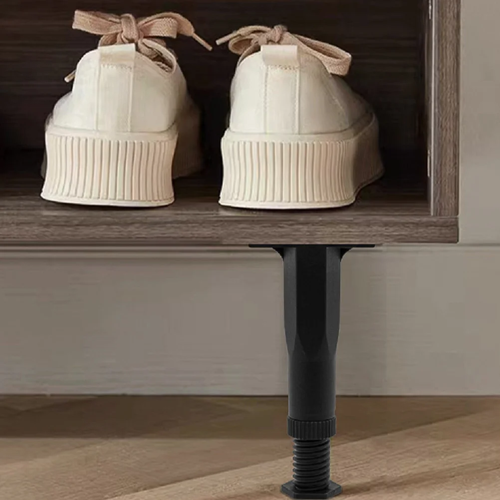 8 قطعة أرجل قطع الأثاث بارتفاع قابل للتعديل مادة البولي بروبيلين طاولة السرير دعم استبدال دعامة سرير عملية شديدة التحمل