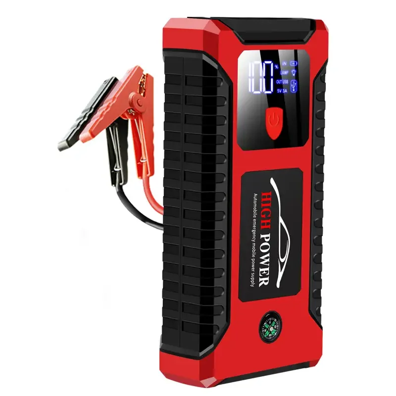 

jinanjunCar Jump Starter 20000mAh 600A 12V Starting Device Power Bank Car Battery Booster Charger For Petrol Diesel Car Starter