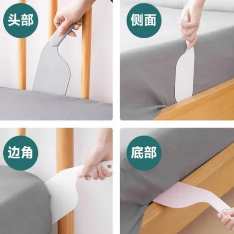 Bed Sheet Tucker Tool Fixed Slot Bedsheet Labor-Saving Change Helper Bed Skirt Replacement Assistant Organizer for Bed Making