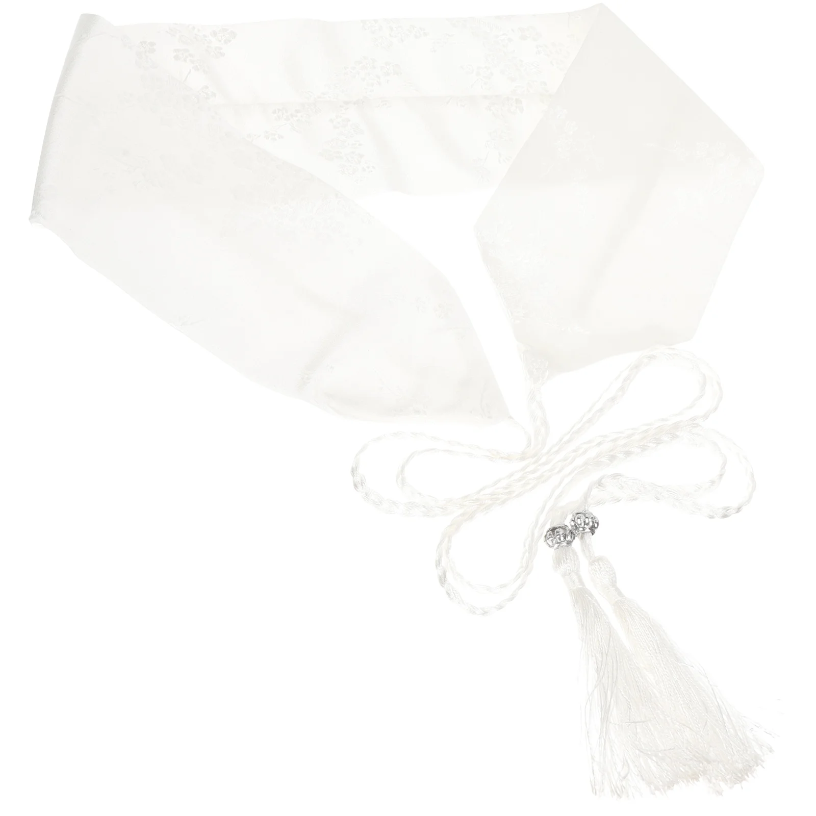 Vintage Embroidered Waist Belt for Kimono Dress Decor Women's Wide Cinch Tassel Tie Wrap Girdle Corset Elegant