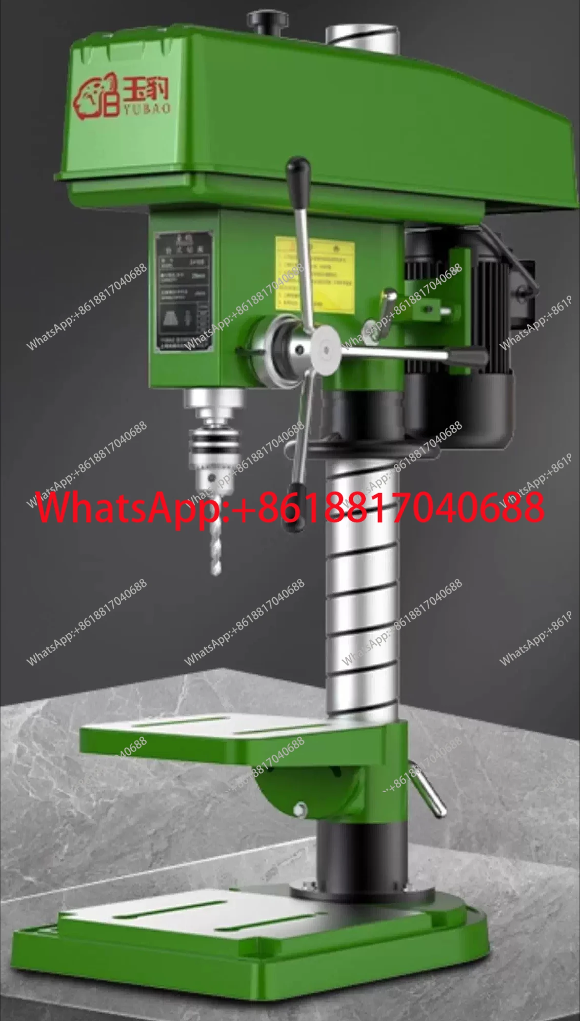 Benchtop drilling machine Small household 220V heavy duty multi-functional electric drill  and milling machine High power