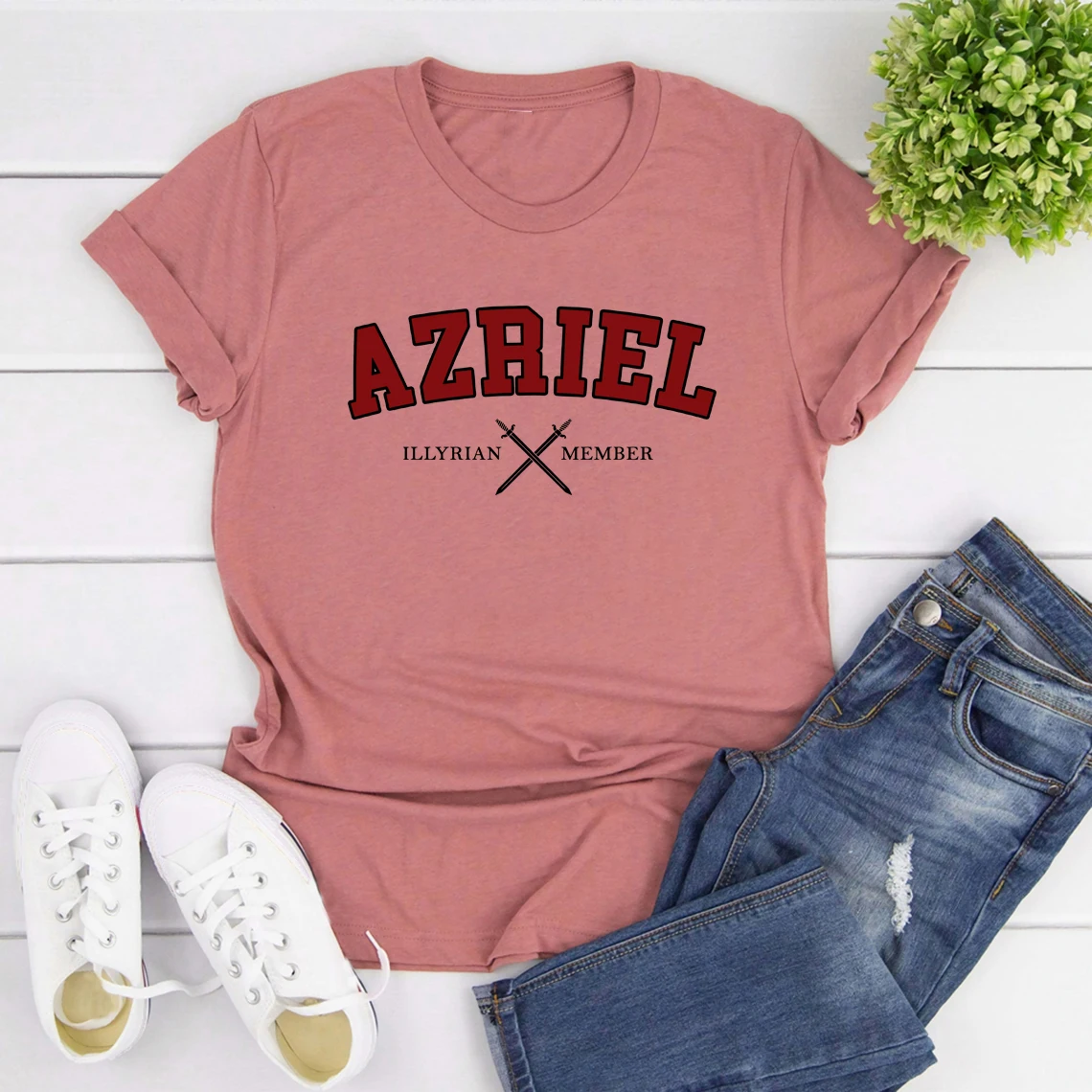 Azriel Shadowsinger ACOTAR T-Shirt Rhysand Tshirt Women Clothes Terrasen Tee Book Lover Apparel SJM Merch Shirt Bookish Gift