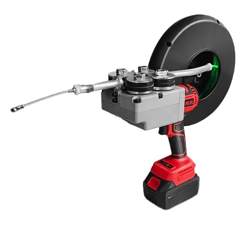 Electrician wire multi-function electric perforation fully automatic, cable threading c