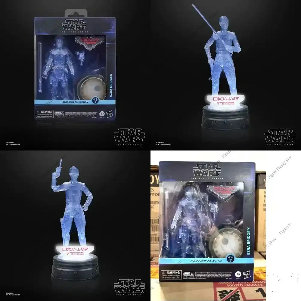 Oferta Especial en Stock: Figura de Acción de 6 Pulgadas de Ezra de la Serie Negra de Star Wars de Hasbro con Proyección Holográfica