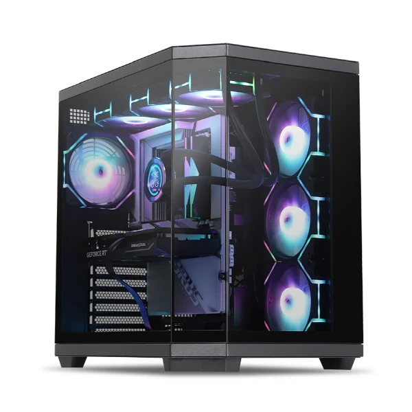 DarkFlash DQX80 ARGB BTF Middt Tower Case Black