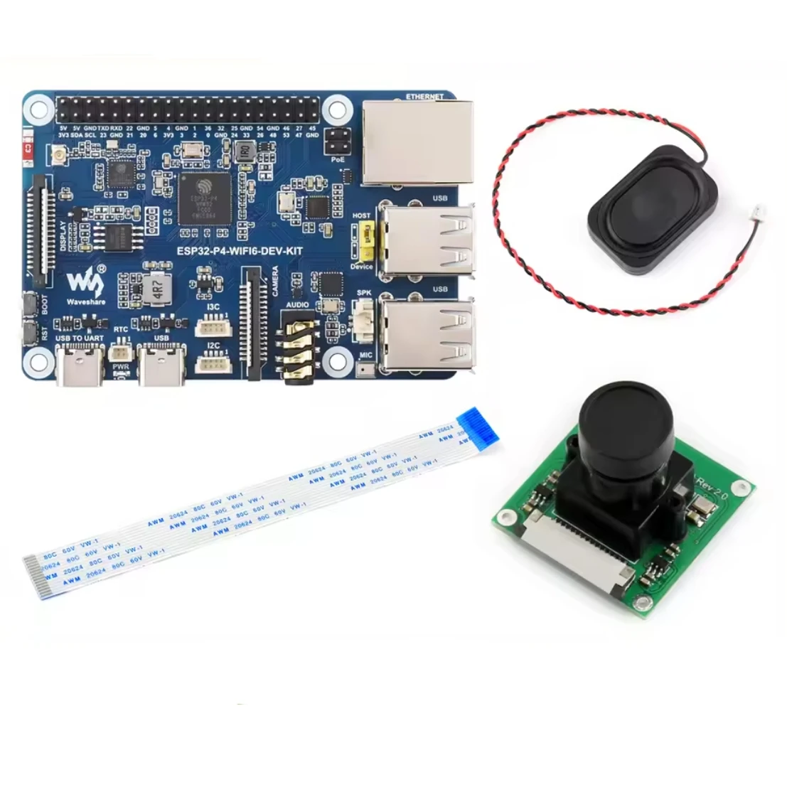 ESP32-P4-WIFI6-DEV-KIT High-Performance Development Board,Based On ESP32-P4 and ESP32-C6, Supports Wi-Fi 6 And Bluetooth 5/BLE 5