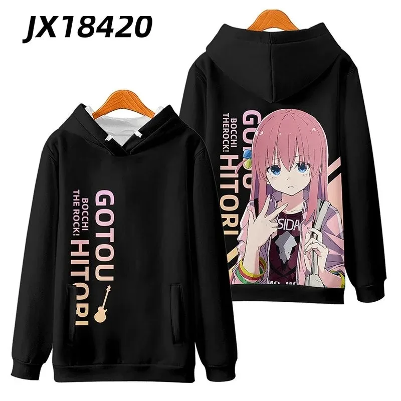 Bocchi the rock! 3d printing man/woman autumn fashion popular anime japanese hoodies sweatshirt long sleeves pollover