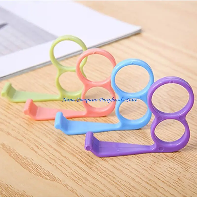 F68C محمولة الهاتف قبضة قبضة سطح المكتب حامل الهاتف المحمول حامل عصابة الحلقة