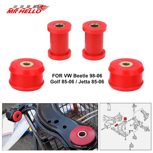 Imagen 1 del producto Kit de bujes de brazo de Control delantero de coche 22-202 para VW Beetle MK4 Golf/Jetta MK2 MK3 MK4 1985-2006 accesorios de poliuretano para coche