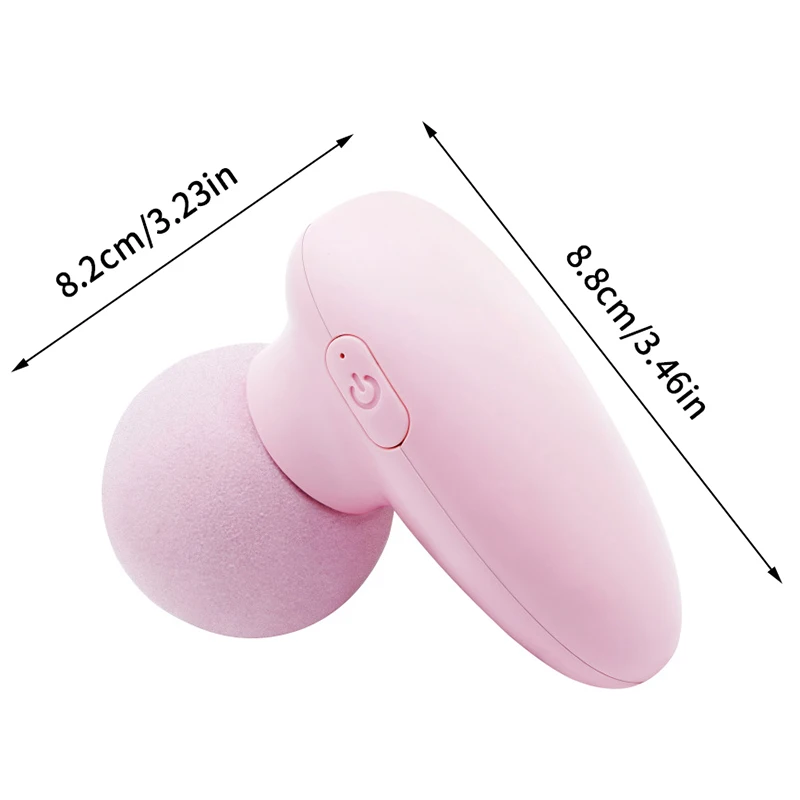 Портативный мини-электрический массажер для лица, перкуссионный пистолет-массажер для тела, глубокая релаксация мышц, облегчение боли, массажер для тела