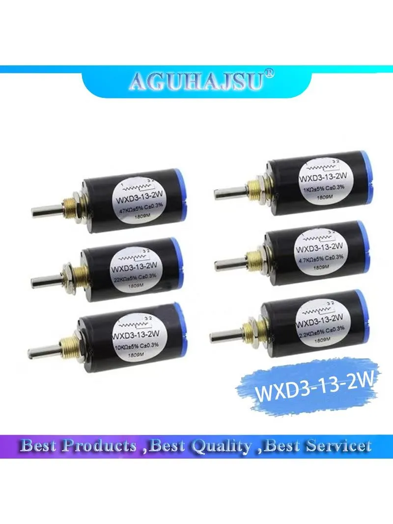 1szt WXD3-13 2W Potencjometr 100 200 220 1K 2.2K 3.3K 4.7K 5.6K 6.8K 10K 22K 33K 47K 100K Ohm WXD3-13-2W — zdjęcie 2