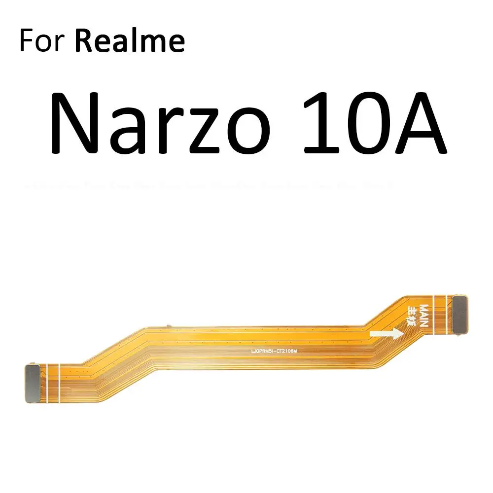 Placa-mãe Conexão Cabo Flex, OPPO Realme Narzo 10 10A 20 20A 30 Pro 30A 50 50A Prime 4G 5G