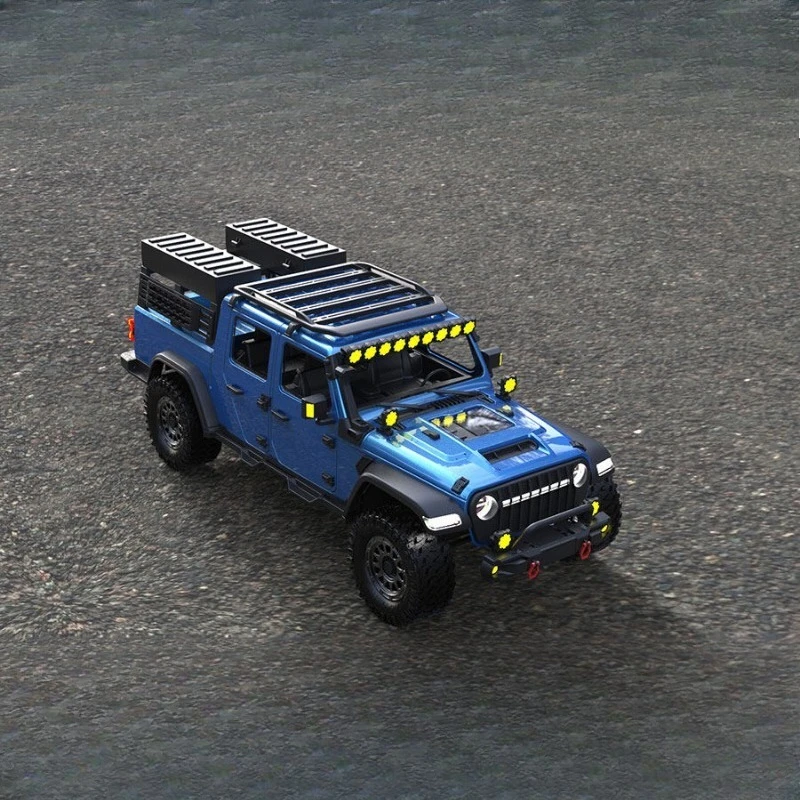 CK5812 Carro elétrico de escalada off road RC, escala de controle multicanal de alta velocidade, brinquedo colecionável para entusiastas de RC e adultos