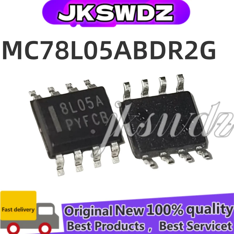 

10PCS 8L05A MC78L05ABDR2G BL05A Patch sop8 linear regulator IC