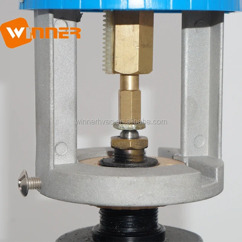 Winner Winvall 2 1/2inch 24VAC Electric Actuator Flange Ball Valve 0~10V Modulating DN65 Globe Valve image 3