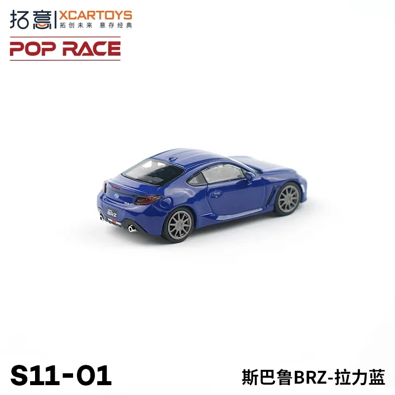 Xcartoys poprace1/64 subaru brz rallye blau S11-01 kollektion kleine legierung druckguss automodelle, kinder ferien geschenke.