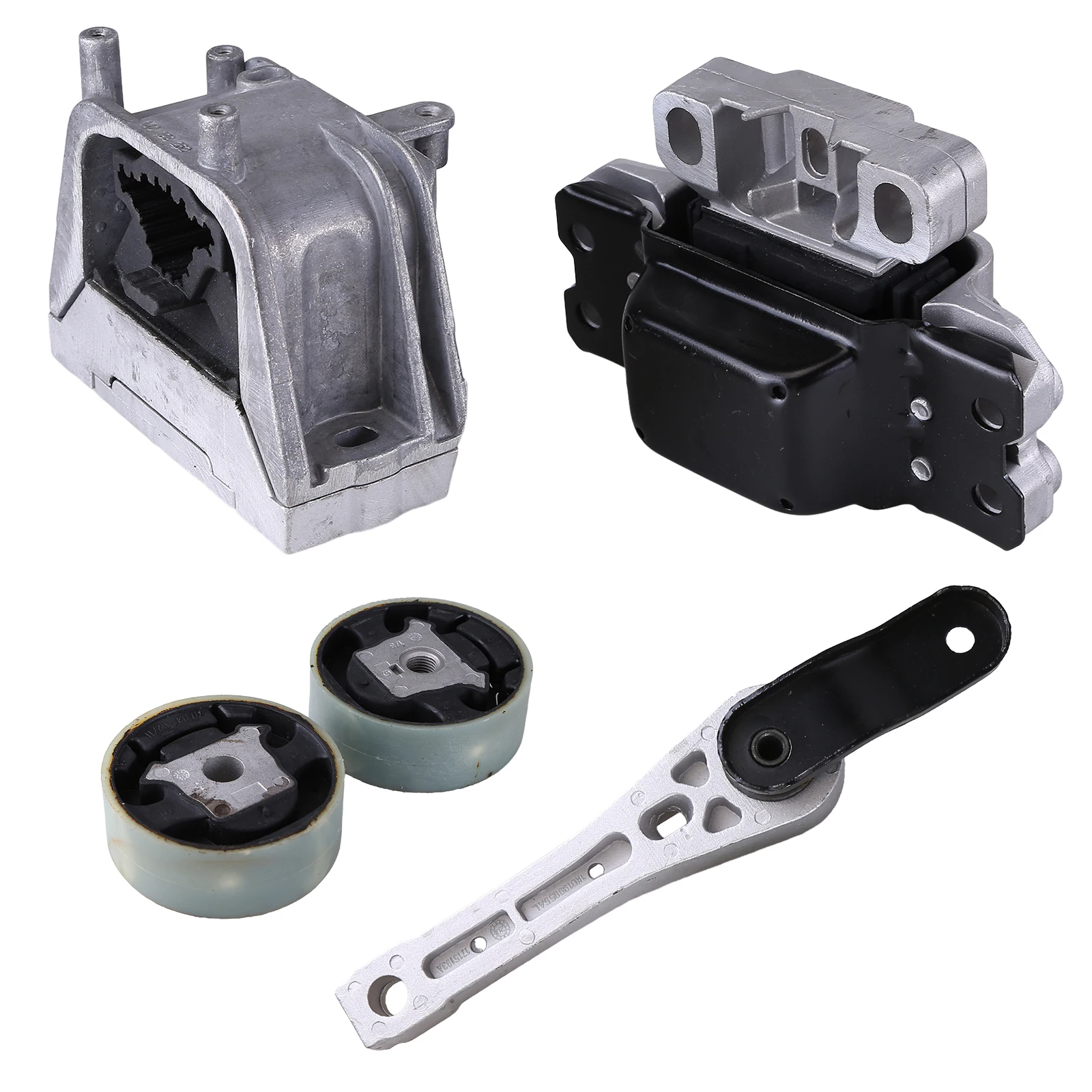 Juego de montaje de transmisión y motor 5 piezas compatibles con Volkswagen Jetta 2005-2010 2.5L