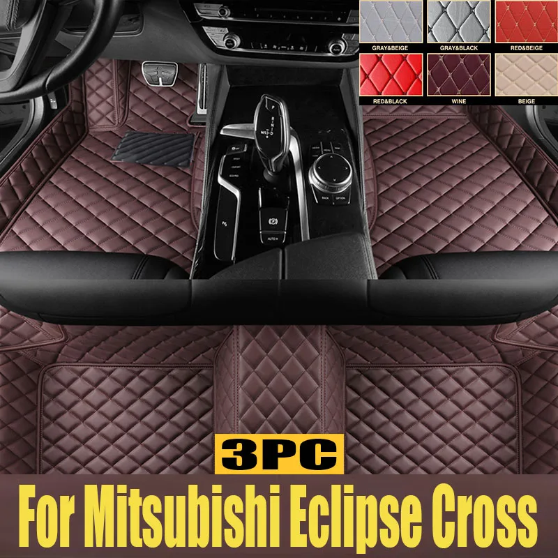 

3D TPE RHD Floor Car Mat For Mitsubishi Eclipse Cross 2018-2022 Car Floor Liner Tray Foot Pad Carpet Mats Full Set