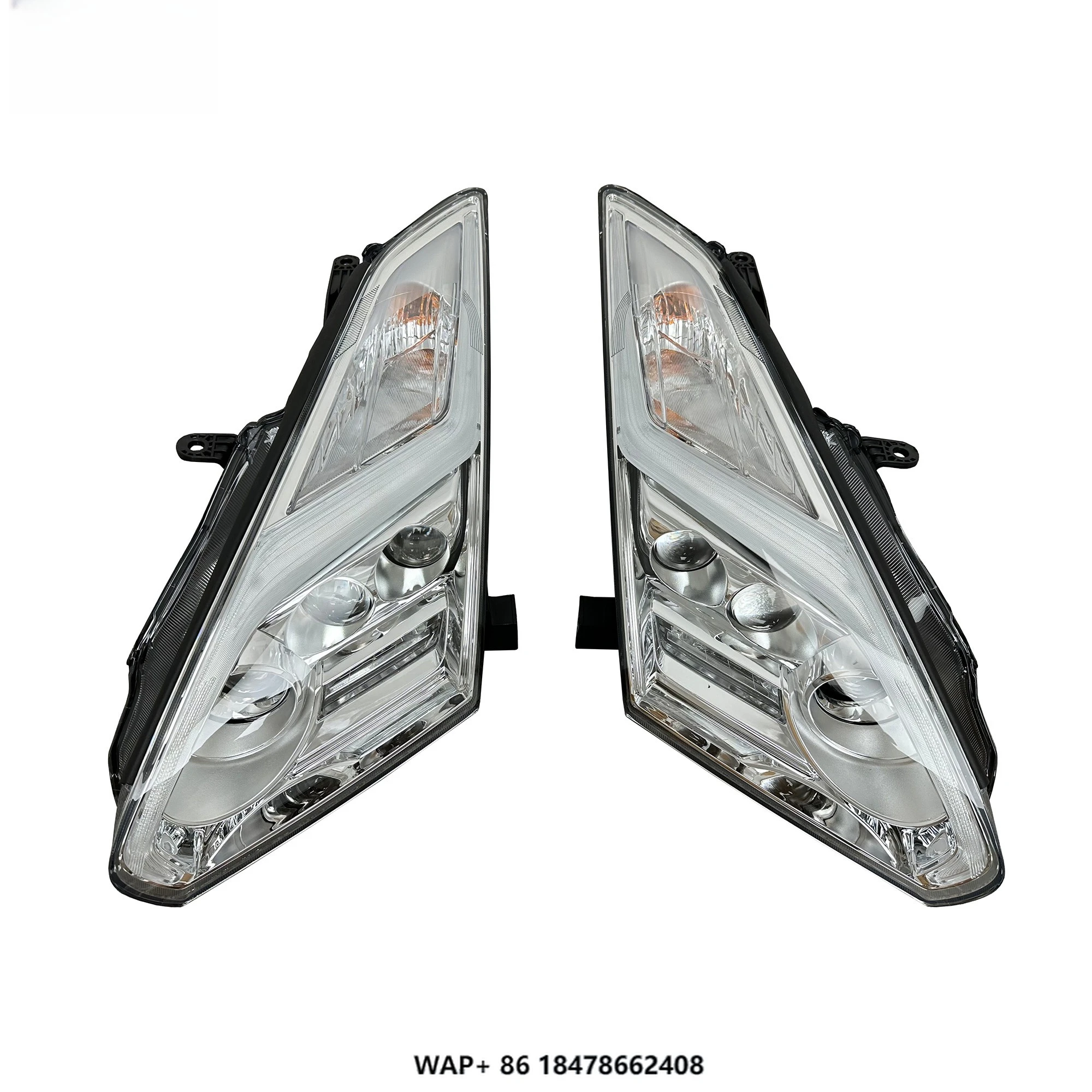 

For Nissan GTR R35 LED Headlamps DRL 2007-2022 Auto Part Front Lens Projectors in 6000k New Condition Headlight Upgrade