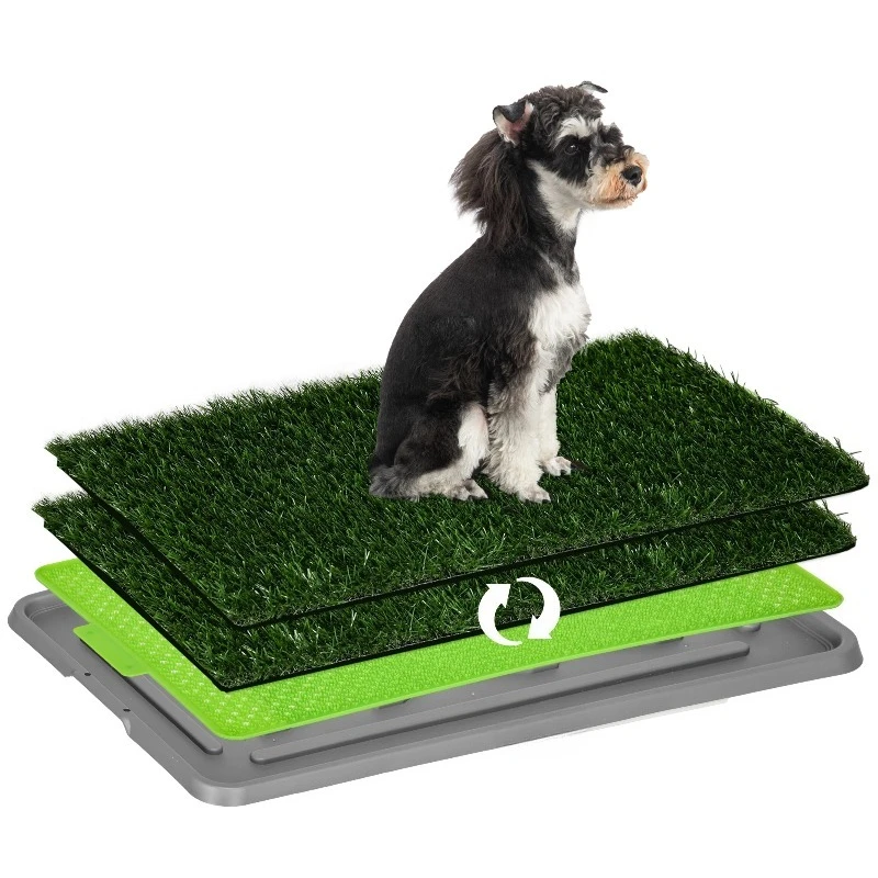 

Dog toilet with fake grass, replacement grass and bottom tray, 67x41cm