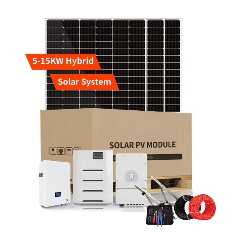 Goosun Factory 5kw 10kw 15kw Solar Power System Complete Hybrid Solar Energy System Set
