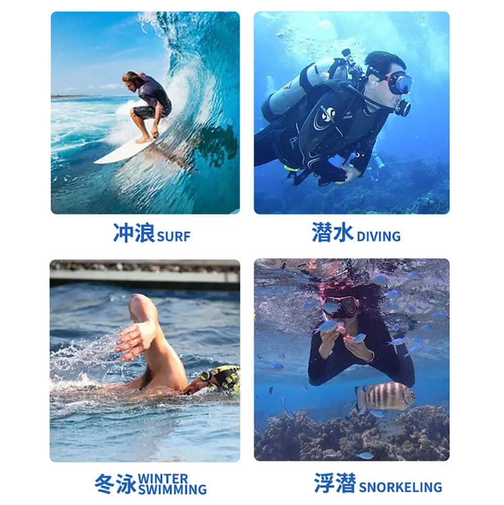 0 مللي متر التمويه بذلة طويلة الأكمام الانشطار مقنعين 2 قطع النيوبرين غاطسة للرجال الدفء الغوص بدلة غطس ملابس السباحة