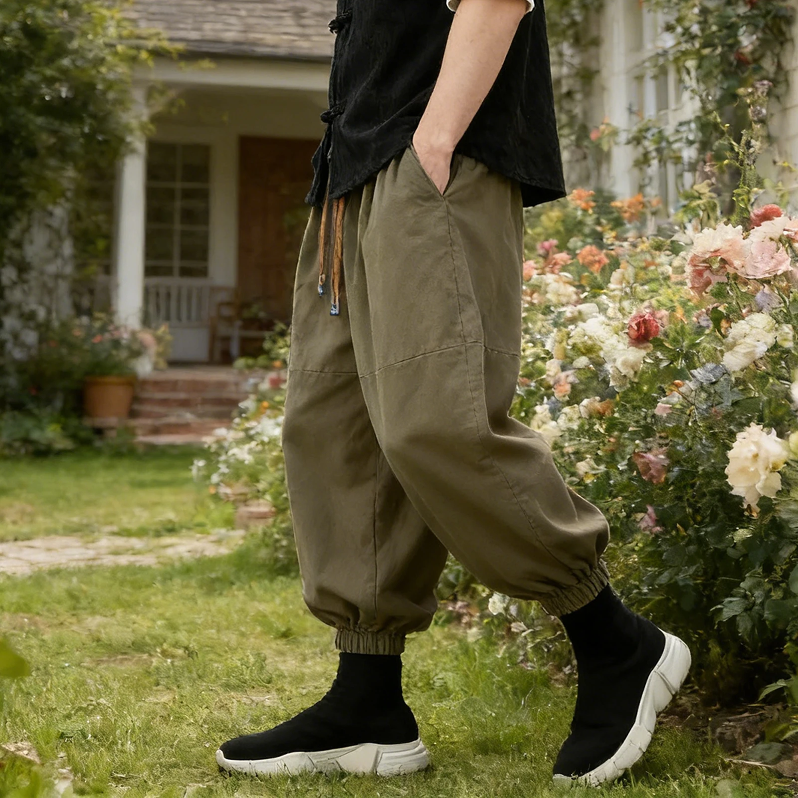 Thumbnail 4 - #37 Mens Harem Pants Price Drop Alerts