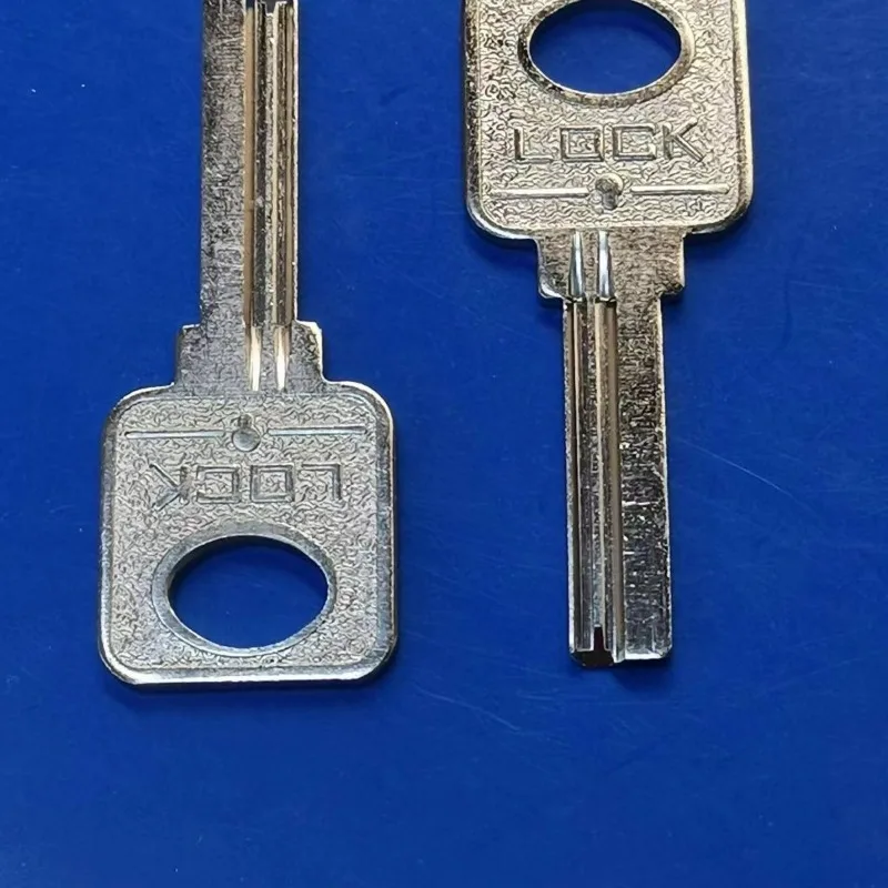 30PC  Pure Copper Square Handle Key Embryo, Single Row Computer Punched Key Embryo