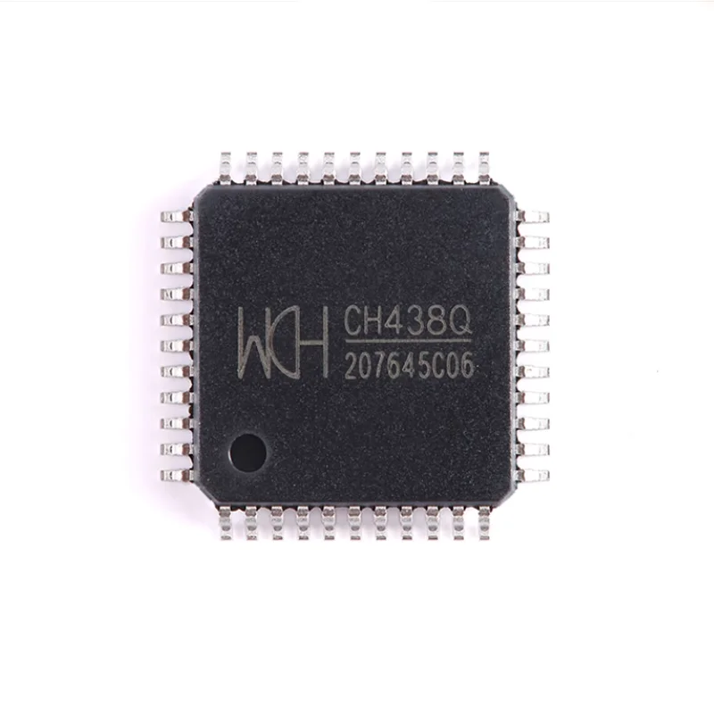 1PCS Original Genuine CH438Q LQFP-44 Eight Serial Chips Eight UART Chips