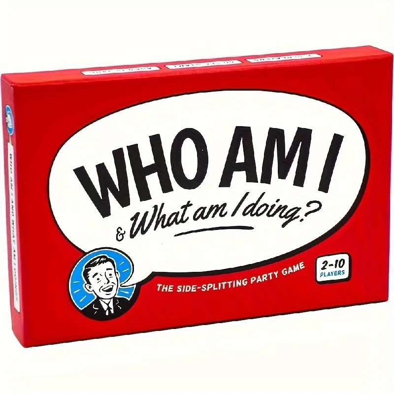 Who Am I & What Am I Doing - Hilarious Multiplayer Card Game for Adults, Couples & Families