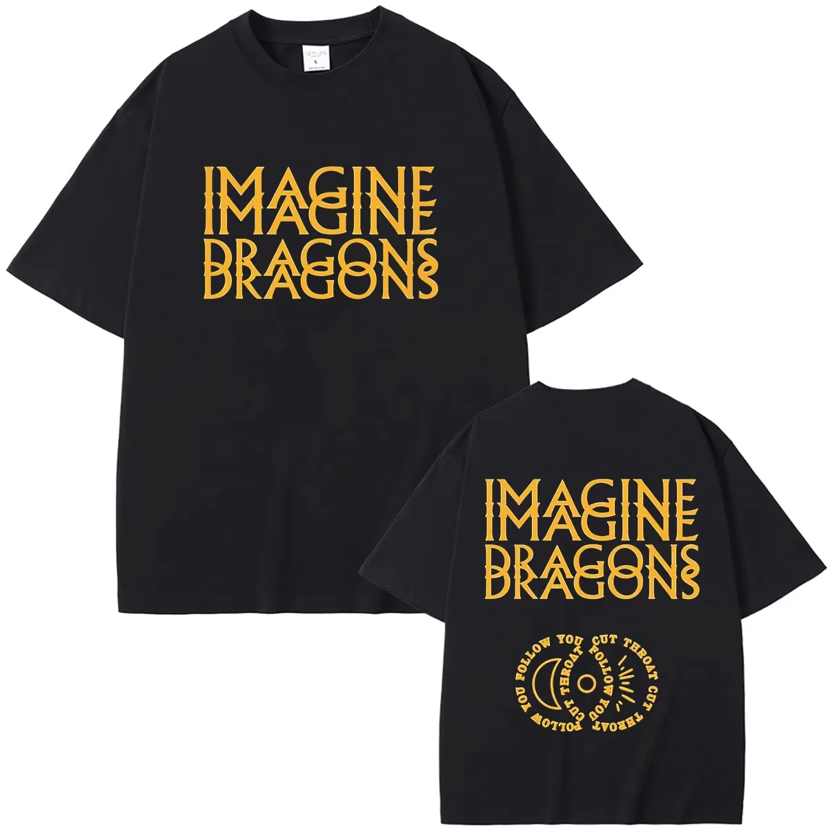 2026 Summer Hot Sale Rock Band Imagine Dragons Mercury Graphic T-shirt Men Women Gothic Oversized T Shirt Harajuku Punk T-shirt