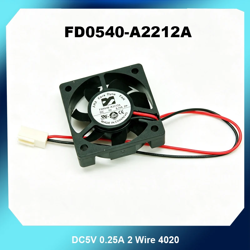 FD0540-A2212A DC5V 0.25A 2 Wire 4020 Cooling Fan