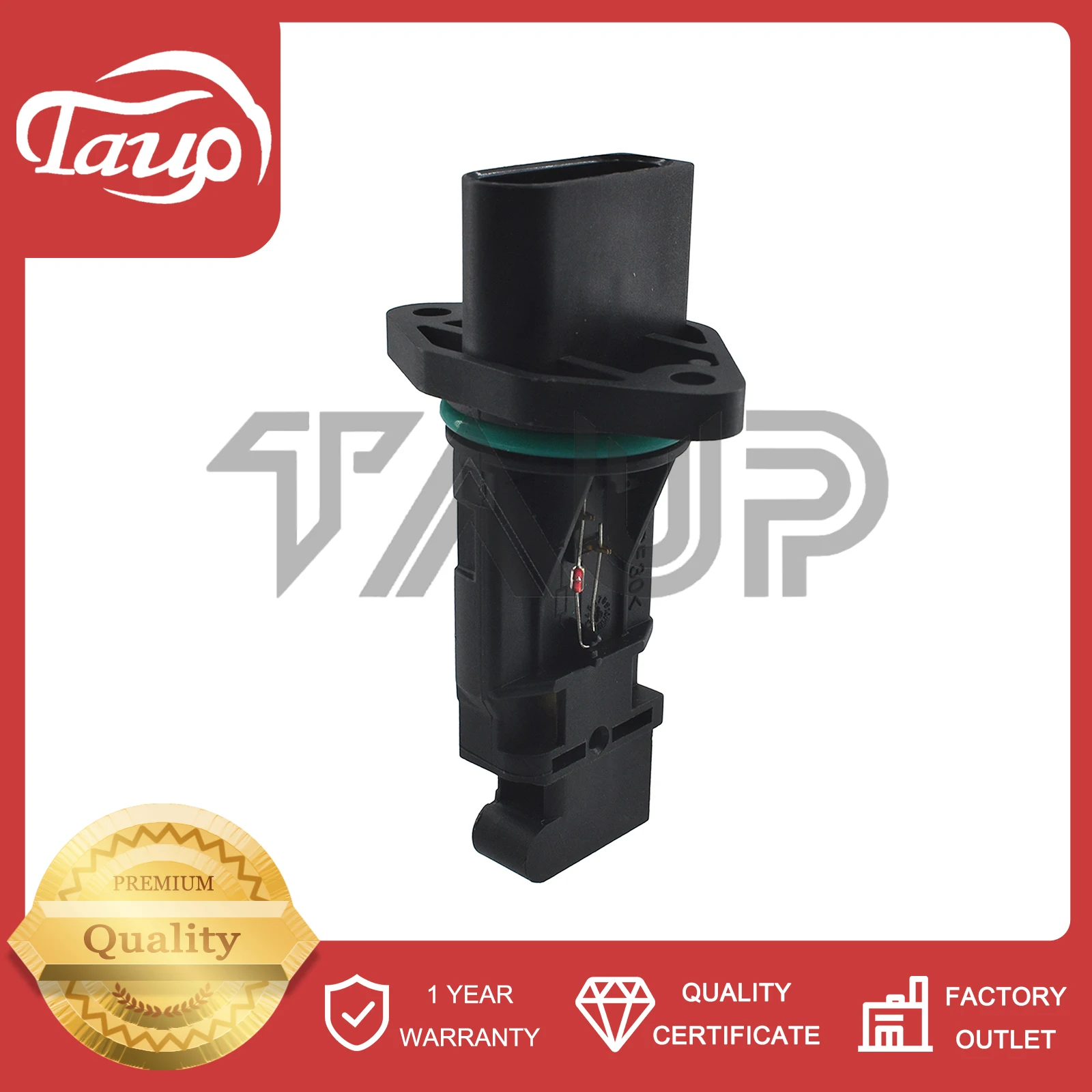 Premium MAF Mass Air Flow Meter Sensor 0280218060 0986280216 Compatible With VW Touareg Golf Audi Q7 A3 1997-2010 2.0L 4.2L V8