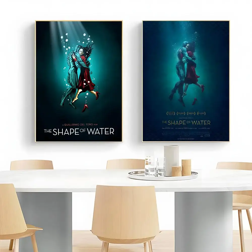 The s-Shape of w-Water Poster Wall Art Print Poster Decorative Mural Home Decor Gift Unframed