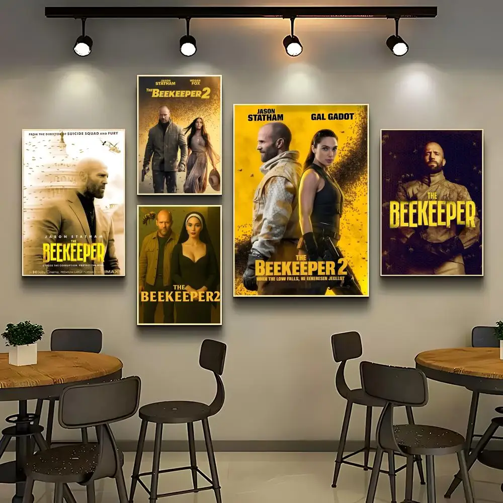 Movie The Beekeeper Poster Posters Anime Room Decor Decoration Movie Backpack Wall Interior Music Wall Art
