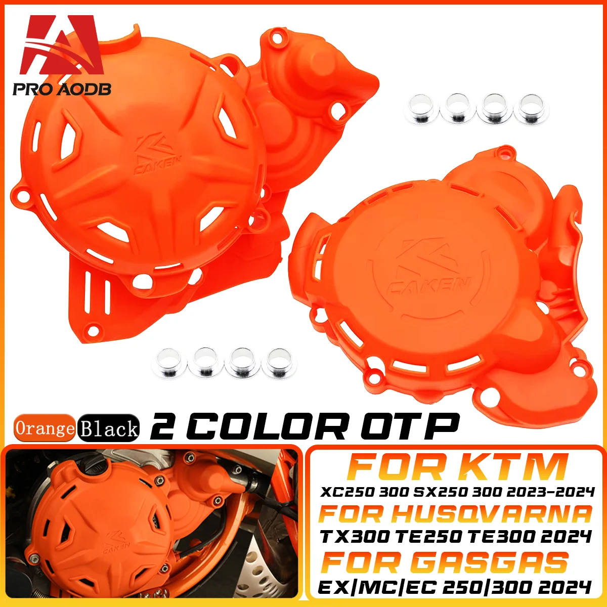 

The new 2025 motorcycle is For KTM SXF XCW EXC XC SX 250 300 SMR4502023-2024 engine ignition clutch cover protection device